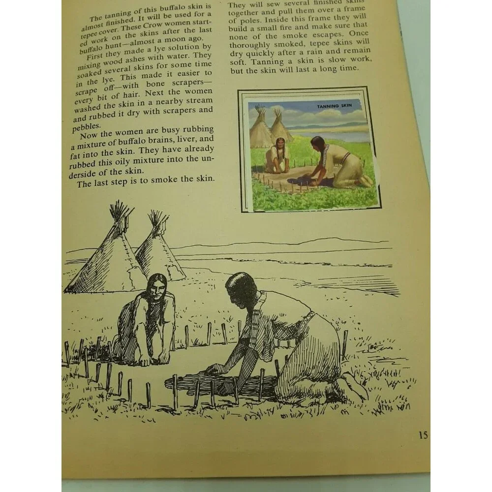 The Golden Book Of Indian Stamps 48 Native American 8th printing 1973